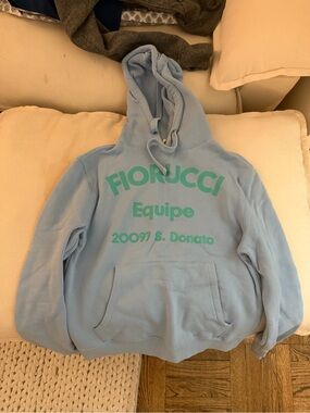 Fiorucci Pale Blue Pullover Hoodie